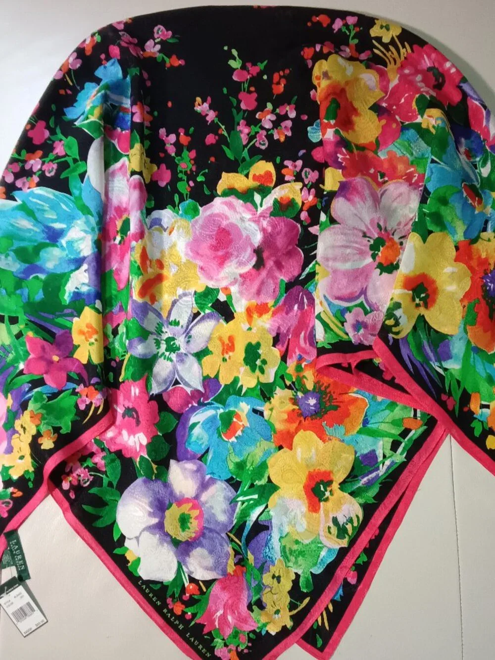 NWT Silk Large Lauren Ralph Lauren Scarf